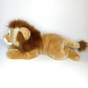 Animal Alley Löwe liegend Plüsch 19 Zoll Stofftier realistisch 2000 Vintage TRU Geoffrey - Bild 1 von 23
