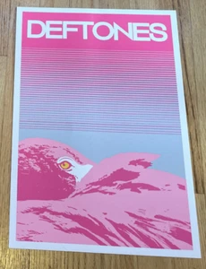 Deftones gore 2016 tour screen printed Poster 12x18 Artprint nu-metal teem sleep - Picture 1 of 3