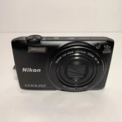 Nikon COOLPIX S6800 16.0MP 12x Optical Zoom Digital Camera - 100% Working - Image 1 of 4