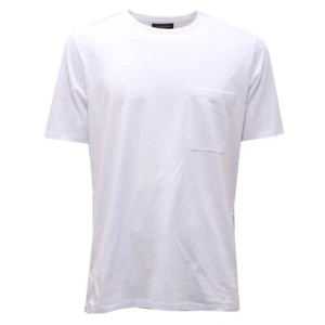 9747AG maglia uomo SELECTED HOMME off white cotton organic t-shirt men - Picture 1 of 4