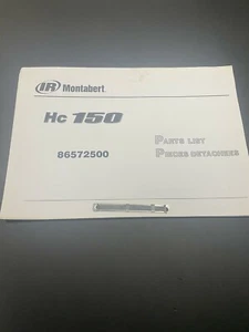 1x INGESOLL RAND MONTABERT HC150 PIEZAS CAMAS MANUALES 86572500 - Imagen 1 de 4