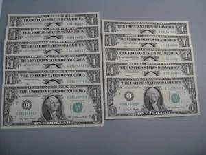 11 Consecutive CU Crisp 1977 FRN Notes # G 39184990 - 5000 E. #18 - Picture 1 of 8