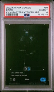 Einar PSA 10 Kryptik Genesis KICKSTARTER PROMO RIDDLE TEXT - Picture 1 of 2