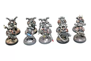 Warhammer Chaos Space Marines Iron Warriors Tactical Squad Well Painted JYS5 - Picture 1 of 6