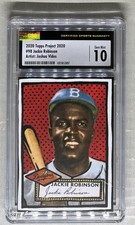 2020 Topps Project 2020 - 1952 Topps Joshua Vides #98 Jackie Robinson CSG 10