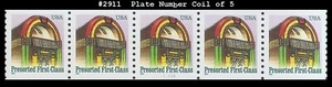 USA5 #2911 MNH PNC5 Pl #111111 Juke Box (BEP) - Picture 1 of 1