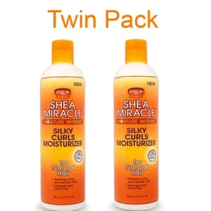 African Pride Shea Miracle Moisture Intensive Silky Curls Feuchtigkeitscreme (Doppelpack) - Bild 1 von 1