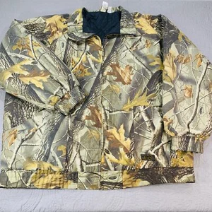 Liberty Camo Jacket Mens XXL Realtree Hardwood Hunting Nylon Quilted Full Zip - Picture 1 of 10