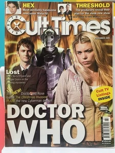 Cult Times Magazine Doctor Who December 2005 Issue 123 Christmas Invasion - Picture 1 of 6