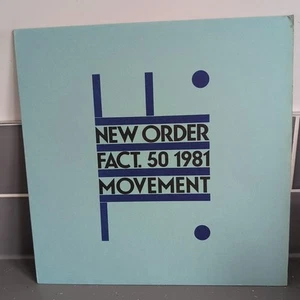 NEW ORDER - MOVEMENT 1981 UK 1st VINYL LP FACT. 50 A3/B3 MPO PRESS EX/EX - Foto 1 di 8
