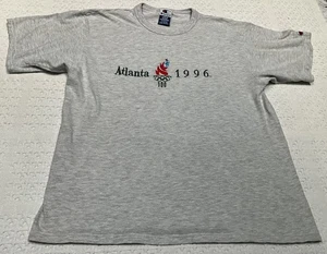 Camiseta Vintage 1996 Campeón de los Juegos Olímpicos de Atlanta Para Hombre L Grande Bordada Gris - Imagen 1 de 11