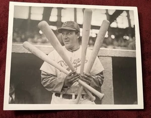 JOE DUCKY MEDWICK DODGERS DE TODOS LOS TIEMPOS GRAN TARJETA FOTO DE COLECCIÓN - Imagen 1 de 2