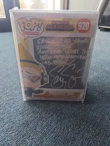 2020 Funko Pop: My Hero Academia Present Mic # 920 handsigniert mit JSA COA + ART - Bild 1 von 6