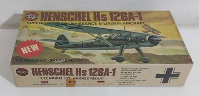 I133295 KIT AIRFIX 1/72 Series 3 - Aereo Henschel Hs 126A-1 - Immagine 1 di 4