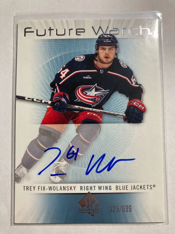2022-23 SP Authentic '12-13 Retro FW Auto #RFWA-TF Trey Fix-Wolansky RC 325/699 - Image 1 of 2