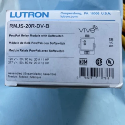 СОВЕРШЕННО новый Lutron RMJS-20R-DV-B Vive беспроводной затемнения PowPak модуль управления - Изображение 1 из 3