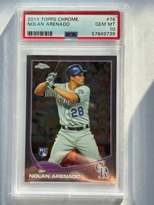 2013 Topps хром NOLAN ARENAADO RC #78 PSA 10 - Изображение 1 из 2