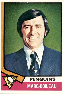 1974-75 Topps #49 Marc Boileau Pittsburgh Penguins - Image 1 of 2
