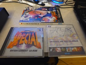 Neo Geo CD Special  + Extras Kof 96 Neo Collection Dramatic Snk 1999 Calendar