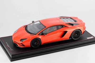 MR Collection LAMBO27C 1/18 Lamborghini Aventador S Arancio Argos Modelo Coche - Imagen 1 de 4