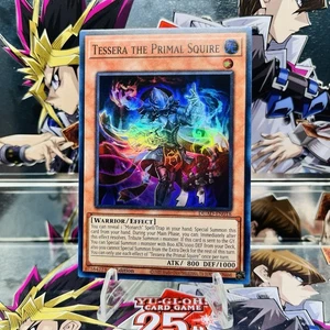 Yugioh Tessera lo Scudiero Primordiale DUAD-EN018 Super Rara 1° Edizione Near Mint - Foto 1 di 1