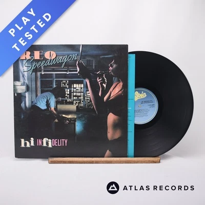 REO Speedwagon Hi Infidelity A1 B2 Lyric Sheet LP Album Vinyl Record - VG+/EX - Image 1 of 4