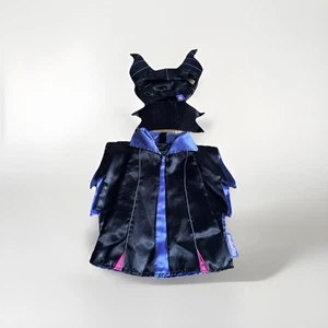Disney Parks Shellie May Bear Maleficent Costume Dress up Clothes 17” Dress Hood - Picture 1 of 20