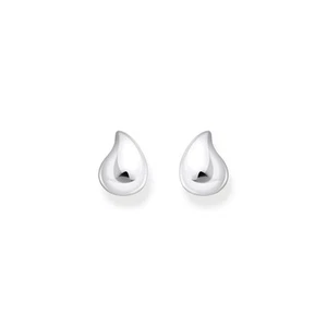Thomas Sabo Sterling Silver Bold Organic Drop Stud Earrings - Picture 1 of 3