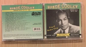 Spade Cooley King of Western Swing CD Collector's Choice - Picture 1 of 3