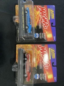 Johnny Lightning Magma's 1971 Ford Mustang Mach 1  & 1971 Plymouth GTX . New - Picture 1 of 6
