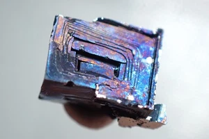 GALENA * IRIDESCENT SKELETAL CRYSTAL * RARE !!! Radvanice, CZECH REPUBLIC - Picture 1 of 12