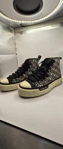 Amiri Court High 'Allover Logo - Black White' Size 41 - Picture 1 of 11