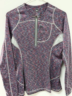Women's REI Coop Screenline Half Zip Pull Outdoor Hiking Multicolored Small - Изображение 1 из 4