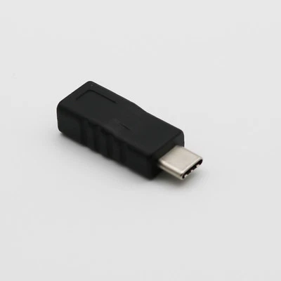 Mini USB 5 Pin Female To USB 3.1 Type-C Male Charging Data Adapter for Macbook - Image 1 of 4