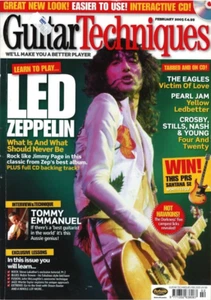 Guitar Techniques Magazine February 2005 Led Zeppelin Jimmy Page Dimebag Darrell - Picture 1 of 2