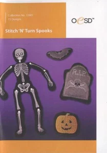 Stitch 'N' Turn Spooks PC CD Halloween Deko Stickerei Projekt Design Skelett! - Bild 1 von 1