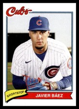 2020 Topps X Super 70s Sports Javier Baez   78 Chicago Cubs