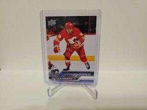 2023-24 Upper Deck Series 1 Matthew Coronato #201 Young Guns Rookie Flames