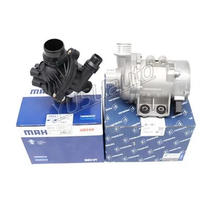 OEM Pierburg Water Pump & Mahle Thermostat For BMW 325i 328i 528i 530i X3 - Foto 1 di 9