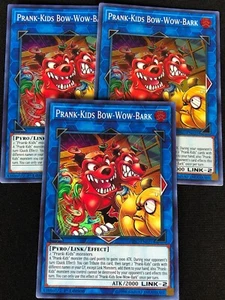 YUGIOH PRANK-KIDS BOW WOW BARK HISU-EN021 1ST SUPER X3 (NM) - Picture 1 of 1