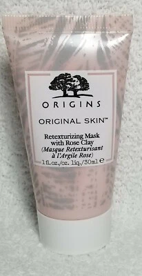 Origins RETEXTURIZING MASK With Rose Clay Original Skin Glow On 1 oz/30mL New - Image 1 of 2