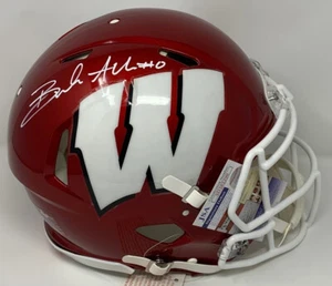 Casco de Velocidad FLASH Auténtico Tejón Braelon Allen Firmado Tamaño Completo AUTOMÁTICO - JSA - Imagen 1 de 1