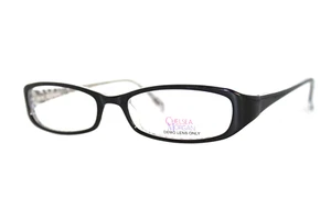 NUEVAS GAFAS CHELSEA MORGAN CM 606 NEGRAS AUTÉNTICAS MARCOS 53-17-135MM RX - Imagen 1 de 7