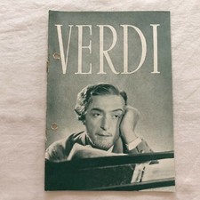Giuseppe Verdi Fosco Giachetti, Gaby Morlay Vintage 1938 Danish Movie Program