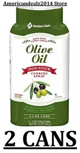 2 PACK MEMBER'S MARK Olive Oil Cooking Spray - 7 oz Each SHIPS FAST! - Picture 1 of 2
