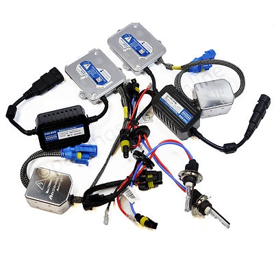 Xenon CANBUS HID Conversion Kit Error Free Headlights 35W Slim Ballasts - Image 1 of 3