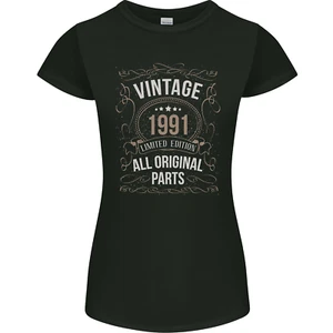 34th Birthday Limited Edition 1991 Damen T-Shirt Petite Cut - Bild 1 von 3