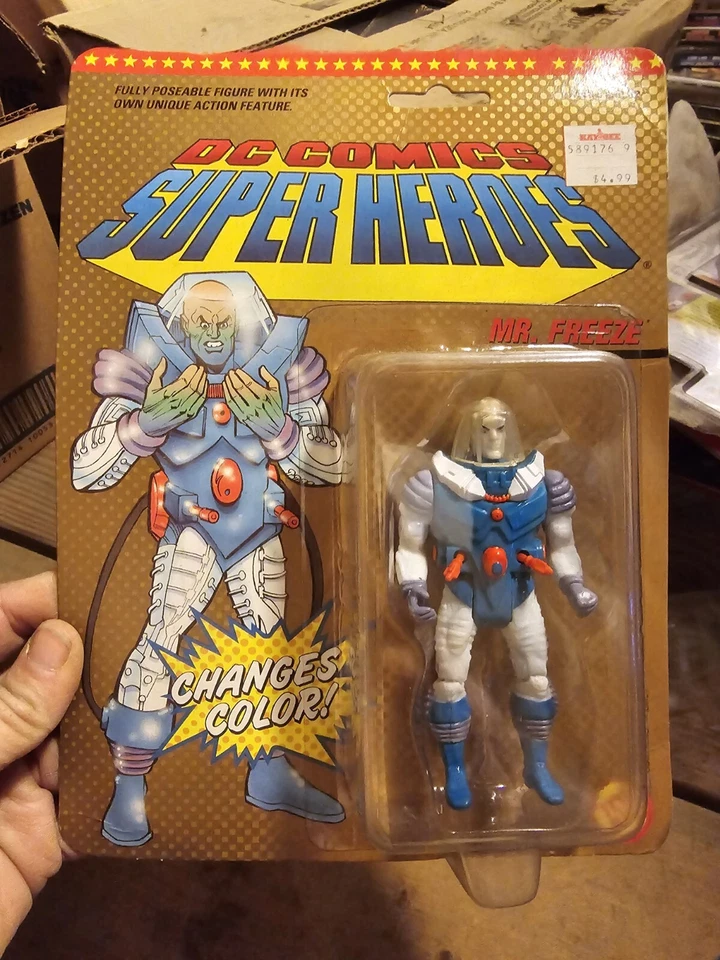 DC Comics Super Heroes Mr. Freeze Color Changes 1989 Nightcrawler 1991 ToyBiz