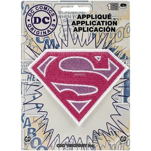 Official Dc Comics Supergirl Logo Super Hero Iron on Embroidered Patch - Picture 1 of 1