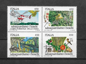 ITALY - 1984 Nature Protection - Block - Mint Never Hinged - Picture 1 of 1